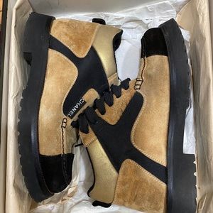 Authentic Chanel suede sneaker